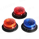Magnetic LED Strobe Warning Light for Trucks Cars 12V-24V Car Interior Accessory MAGIC COLORM