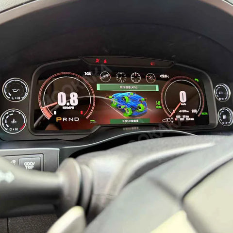Digital LCD Instrument Cluster for Lexus LX570 2016–2021 Android Head Unit Aotsr Digital Cluster Eight Core