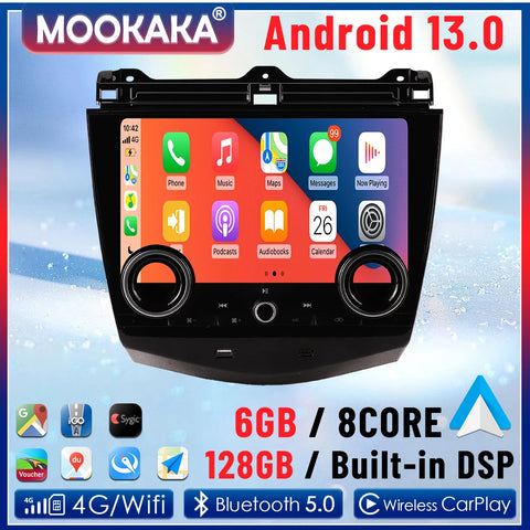 11.8-inch Android Head Unit Navigation for Honda Accord 2004–2007 Android Head Unit Aotsr