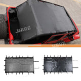 Mesh Roof Sunshade for Jeep Wrangler JK 4-Door 2007-2017