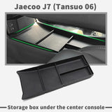 Silicone Center Console Organizer for Jaecoo J7 2024–2026
