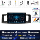 9-Inch 2K Android 15 Head Unit for Toyota Corolla 2000–2004
