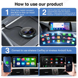 CarPlay AI Box for BMW ID6 ID7 ID8 Wireless Adapter