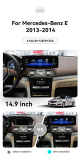 14.9" Android Multimedia Head Unit for Mercedes-Benz E-Class 2013–2014 Android Head Unit Aotsr