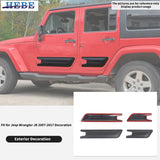Door Anti-Scratch Plate for Jeep Wrangler JK 4-Door Car Interior Accessory HEBE