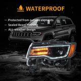 LED Projector Headlights Jeep Grand Cherokee 2014-22