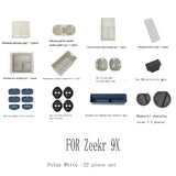 Center Console Storage Mat for ZEEKR 9X Interior