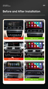 12.3-Inch Wireless CarPlay Multimedia Screen for BMW 5 7 Series Android Head Unit wincago