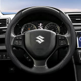 Breathable Leather Steering Wheel Cover for Suzuki