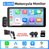 6 Inch Motorcycle GPS DVR with Quick Release Bracket