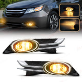 Fog Light Assembly Halogen for Honda Odyssey 2014-2015 Car Interior Accessory MAGIC COLORM Halogen