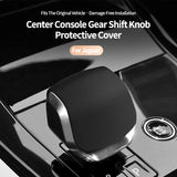 Original Leather Center Gear Shift Knob Cover For Jaguar Lever Shifter Boot Anti Scratch Car Performance Interior Accessories