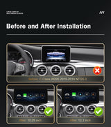 12.3 Inch Wireless CarPlay Screen for Mercedes-Benz C Class 2015 Portable CarPlay Screen wincago