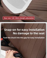 Universal Breathable PU Leather Car Seat Cushion Pad