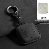 Car Remote Key Case Cover For ZEEKR X 001 7X 001 007 009 Suede Key Bag Cover Shell Protector Keychain Auto Interior Accessories