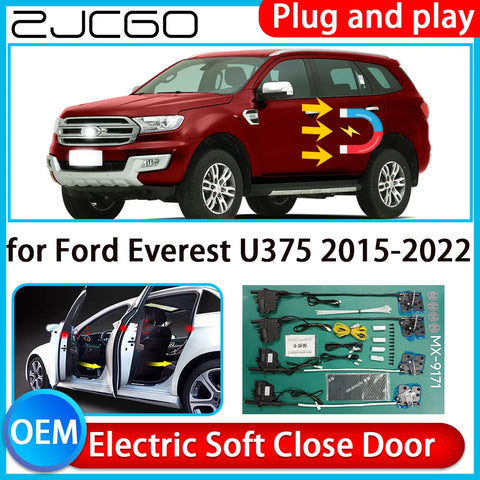 Automatic Electric Soft Close Door Kit for Ford Everest 2015-2022 Car Interior Accessory ZJCGO