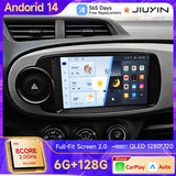 Android 13 Multimedia Navigation System for Toyota Yaris 2012–2017 Android Head Unit JIUYIN