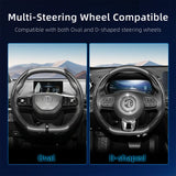 MG Carbon Fiber Quick Release Steering Wheel Cover Car Interior Accessory Hocasen