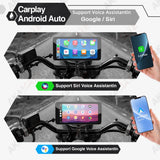 Motorcycle GPS Screen 6.3in Wireless CarPlay Monitor
