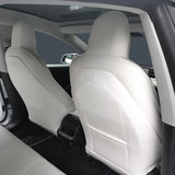 Leather Seat Back Protector Kick Mats for Tesla 3 Y Car Interior Accessory GMUNI
