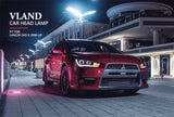 Projector Headlights with Angle Eyes for Lancer Evo X LED Ambient Light vland