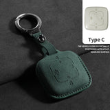 Car Remote Key Case Cover For ZEEKR X 001 7X 001 007 009 Suede Key Bag Cover Shell Protector Keychain Auto Interior Accessories