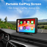 7-Inch Wireless CarPlay and Android Auto Portable Monitor Portable CarPlay Screen LEXXSON