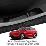 Geely Galaxy E5 2024-2026 Door Side Storage Box TPE Front Rear Door Side Inner Organiz Tidying Car Interior 4PCS Car Interior