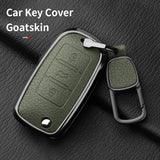 Metal and Leather 3 Button Car Key Case Cove For VW Volkswagen Beetle Caddy Eos Golf Jetta Polo Scirocco Tiguan Touran UP Car