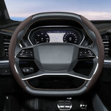 Breathable Faux Leather Car Steering Wheel Cover Universal
