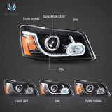 Dual Beam Projector Headlights for Toyota Highlander 2001 Car Interior Accessory Vland