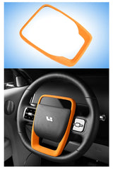 Car Steering Wheel Decorative Frame Sticker Alcantara Steering Protection Sticker for LI Lixiang L7 L8 L9