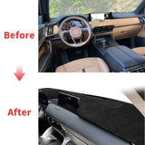 Anti-Glare Dashboard Mat Cover for Mazda CX-80 2024–2026 Dashboard Mat CATUSIKI