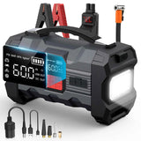 1000A/1500A PEAK Car Jump Starter, Jump Starter With Air Compressor, Peak Battery Jumper Starter Portable, Jump Box For Car Battery