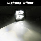 LED Fog Lights for Dodge Ram 1500 2013-2018 Car Interior Accessory MAGIC COLORM