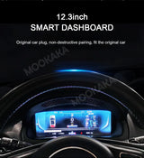 Digital Instrument Cluster 12.3-inch for Jaguar XF XJ 2010-2020