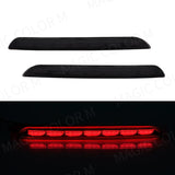 LED Bumper Reflector Light for Honda Civic 2021-2023 Car Interior Accessory MAGIC COLORM Black Surface