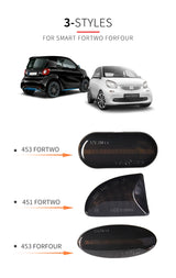 LED Side Marker Light for Smart Fortwo 2009-2019 LED Ambient Light GMUNI