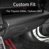 Suede Glove Box Anti-Kick Pad for Toyota GR86 BRZ Car Interior Accessory GMUNI