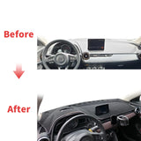 Custom Fit Dashboard Cover Mat for Mazda 2 DJ DL 2015–2023 Dashboard Mat CATUSIKI
