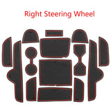 Anti-Slip Gate Slot Mat for Kia K3 FORTE Cerato 2021 - 2023 GT Non-Slip Door Groove Pad Cup Holder Interior Accessories