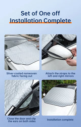 For Haval Jolion H2S H4 H7 H9 H6 H6 Coupe H6S F5 F7 F7X Car Front Windshield Sunshade Prevention Snow Shield Waterproof Cover