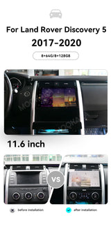 Android 13 Multimedia Head Unit for Land Rover Discovery 5 Android Head Unit Aotsr