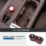 Armrest Cup Holder Organizer for Volvo S90 XC60 XC90 Car Interior Accessory LINGLUYANG s90 2026 1