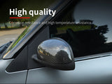 Carbon Fiber Rear Mirror Cover for Smart 453 Fortwo Car Interior Accessory GMUNI