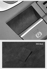 Audi 8V A3 S3 Sport Handbrake Button Knob Trim Sticker Made of Alcantara Car Premium Interior Tuning Accessory