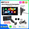 6-inch Wireless CarPlay Monitor for Motorcycles ATVs