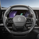 Renault Carbon Fiber Texture Steering Wheel Cover