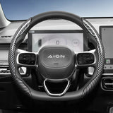 Carbon Fiber Steering Wheel Cover for Aion Y Plus