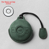 Suede Car Key Case for Mercedes Benz Smart #1 #3 fortwo brabus EQFortwo ForFour Premium Pro+